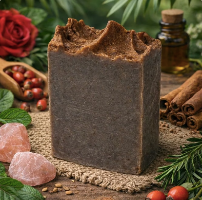 Jabón Corporal Rosa Mosqueta y Canela. 100gr