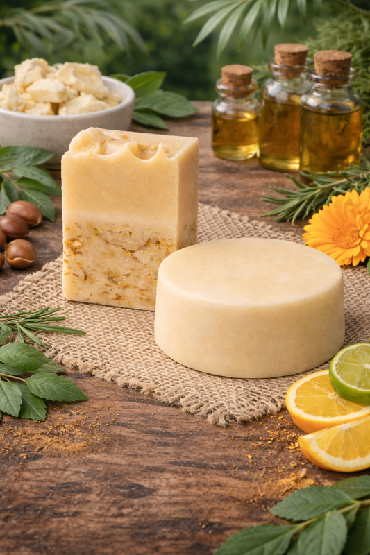 Pack Jabón Caléndula & Karité + Hidratante Corporal