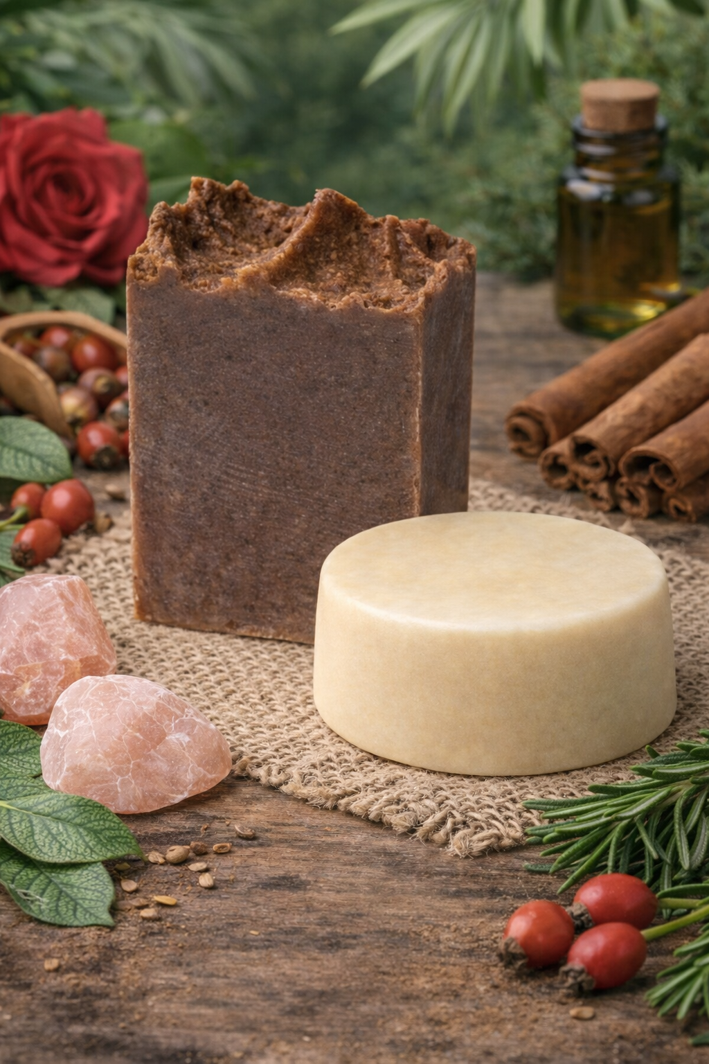 Pack Jabón Rosa de Mosqueta & Canela + Hidratante Corporal