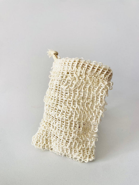 Bolsita exfoliante de sisal natural